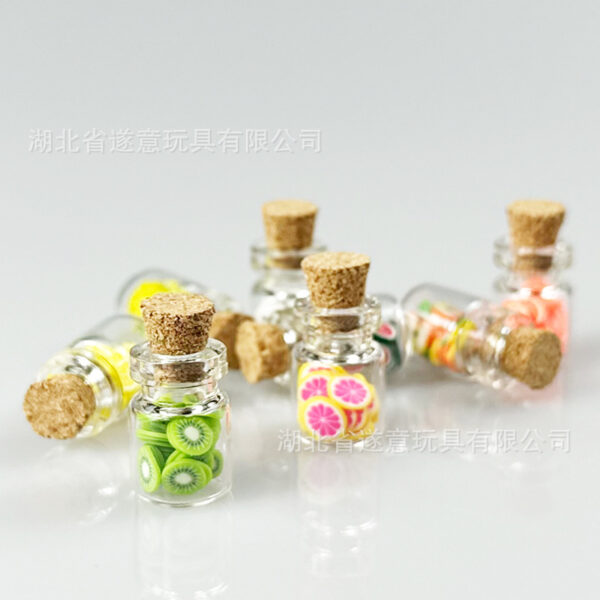 Wholesale 1;12 dollhouse dollhouse Furniture Ornaments Miniature Food Toy Scene Accessories Mini Canned Fruit Slices