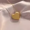 Wholesale Fashion Heart Shape Titanium Steel Plating Necklace 1 Piece