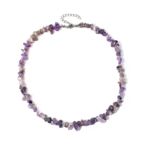 Amethyst Gravel Necklace