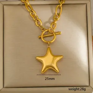 OT Buckle Hollow Five-pointed Star Style
