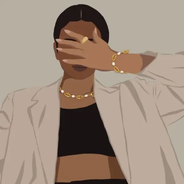 Wholesale PVD Coated Real Gold Plated 16K White Plating Solid Color 304 Stainless Steel Freshwater Pearl IG Style Simple Classic Waterproof Non Tarnish Bracelets Necklace