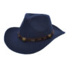 Wholesale Amazon new ethnic woolen hat European and American men's and women's couple hat woolen Western Denim top hat fashion