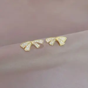 A109 [Copper Micro Inlay Silver Needle Gold Plating]]