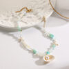 Wholesale Summer Beach Jewelry Starfish Series Pearl Starfish Conch Shell Necklace Women's Multi-element Beaded Crystal Necklace