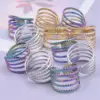 Wholesale Jewelry Classic Style Solid Color 304 Stainless Steel 18K Gold Plated Asymmetrical Polishing Rings