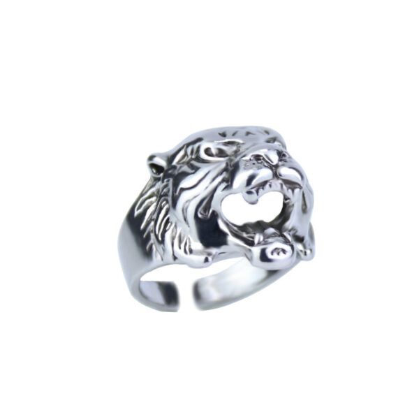 Wholesale New opening creative natural jewelry wholesale domineering Tiger Ring men's personality retro fashion ring
