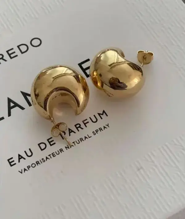 oly-5146e1043641e9d3f2818a824b200579 Wholesale PVD Coated Real Gold Plated 18K Gold Heart 304 Stainless Steel Titanium Steel Fashion Waterproof Non Tarnish Earrings