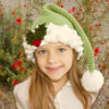 Wholesale Hand-knitted Christmas hat for children