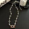 oly-51523d243eb6ea80f1eb242eebcb0d70 Wholesale Hot Girl camera fashion brand male and female necklace female niche design sense sweater chain hip hop style titanium steel clavicle chain fashion