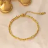 Casual Simple Style Solid Color Titanium Steel Bracelets In Bulk