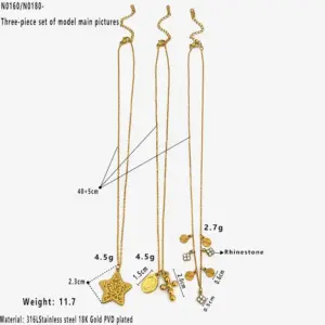 Model Main Picture Three-Piece Set / One Size / N0160/N0180