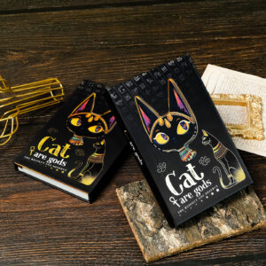 oly-51791df16cccb1a7aa574559b0c7578b Wholesale New super cool Egyptian cat portable notebook Amazon cross-border best-selling exquisite bronzing craft diary