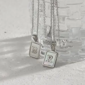 PVD Coated Real Gold Plated Letter 304 Stainless Steel Fashion Waterproof Non Tarnish 304 Stainless Steel