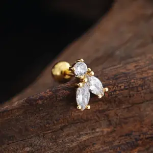 3452 Gold / Ear Studs