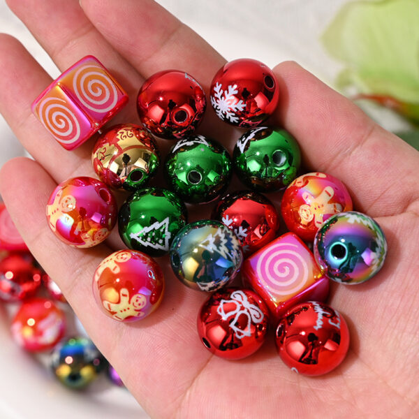 Wholesale Christmas Beaded DIY Mobile Phone Charm