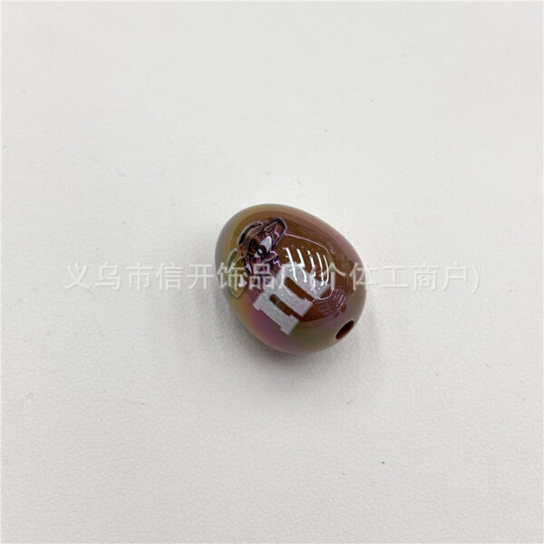 Wholesale Acrylic Printed Pigeon Egg Beads Pen