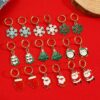Wholesale Holiday snowflake Christmas tree old man pendant