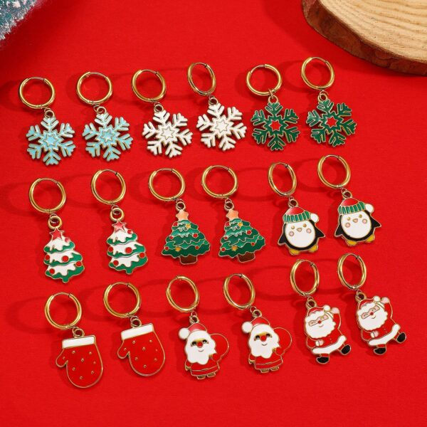 Wholesale Holiday snowflake Christmas tree old man pendant
