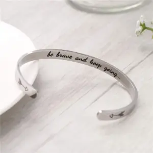 Be Brave and Keep Going / 6mm Wide