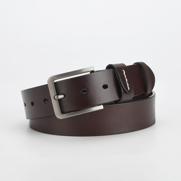 oly-51a82f6e3ee0a218278bfab25a484c5c Wholesale Top-grain genuine leather men's pin buckle casual belt