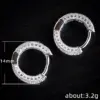 Wholesale Fashion Simple Copper Inlaid Zircon Earrings Wholesale