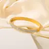 304 Stainless Steel Solid Color PVD Coated Rhinestones 18K Real Gold Plated Elegant Romantic Waterproof Non Tarnish Inlay Gold Sier Bangle