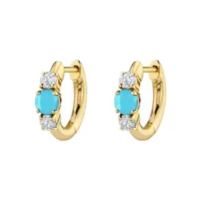 Turquoise (Yellow Gold)