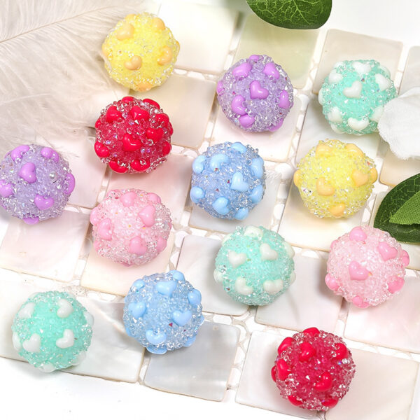 oly-51ae0894041bcde2c1ba6d96b2dc125c Wholesale Sparkling rhinestone sugar heart full of rhinestone beads