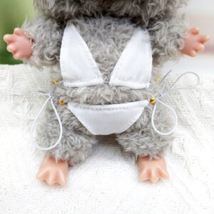 Bubuwa white beaded underwear (doll not included) / High-end 6-point doll clothes