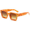 Wholesale 2025 new European and American thick frame sunglasses trendy box foreign trade glasses personalized cross-border large frame sunglasses