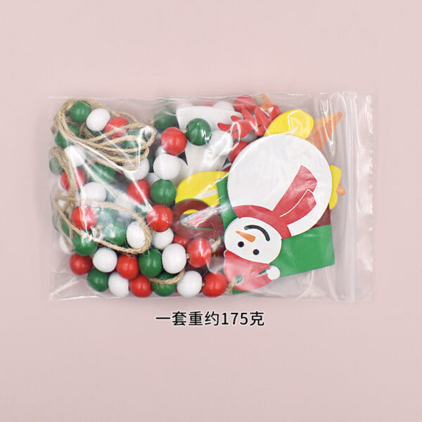 Wholesale 10PCS Christmas Series Colorfulful Wooden Beads