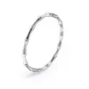 Wholesale Simple Style Bamboo Stainless Steel Plating Bangle