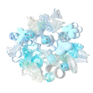 Blue + white series / Randomly mixed styles, about 50g/pack (40-50 pieces)