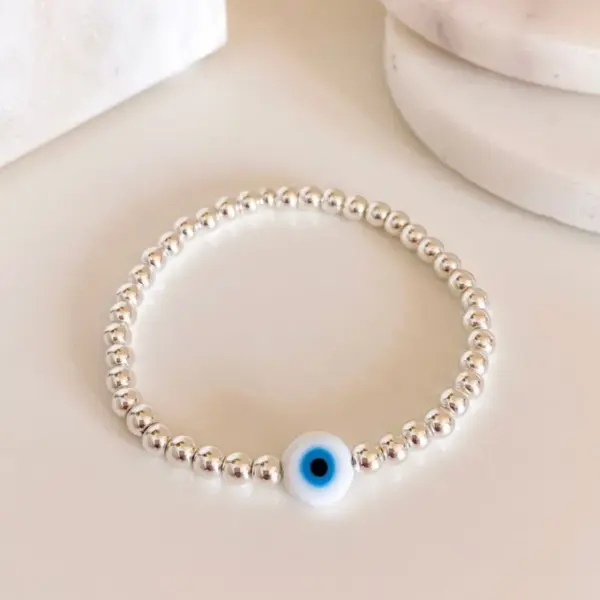 Copper Plated Eye Eye Glass Copper Fashion Beaded Bracelets