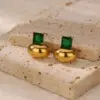 PVD Coated Real Gold Plated Star Heart Shape 304 Stainless Steel Casual Elegant Lady Waterproof Non Tarnish Ear Studs