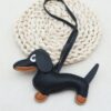 oly-51e91bbd01b626d31fa6fd6b494cf1bf Wholesale PU leather dachshund dog pendant bag keychain accessories