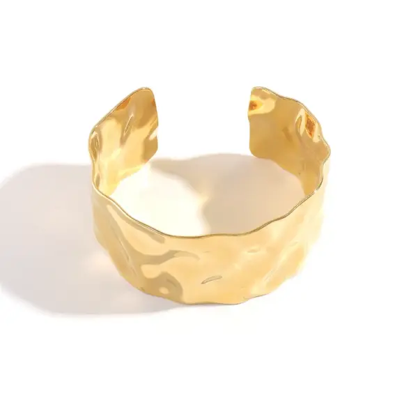 Simple Style Solid Color 304 Stainless Steel Bangle In Bulk