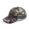 Wholesale Camouflage Baseball Caps for Men and Women, Summer Hats, Sun Protection Visors, Cross-Border Hot Mesh Caps, Ponytail Adjustable Mesh Caps