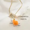 Wholesale Jewelry Elegant Simple Style Water Droplets 304 Stainless Steel Plating Stainless Steel Necklaces