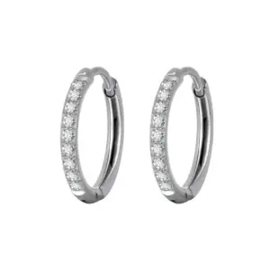 2.0 * 12mm Silver (a Pair)