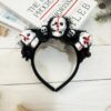 Wholesale Black Rose Skull Hairband