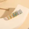 Wholesale 1 Pair Elegant Luxurious Classic Style Solid Color Asymmetrical Plating Inlay Copper Zircon 14k Gold Plated Hoop Earrings