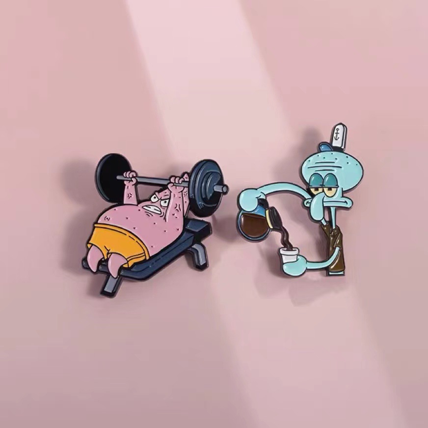Wholesale Brooch Cute Cartoon Metal Badge Aessories OLY Exclusive