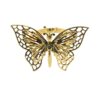 Wholesale Amazon Double Layer Butterfly Metal Gold Jewelry Brooch Hotel Table Napkin Ring Buckle Ring Manufacturer