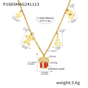 P1665 - Christmas Gift Necklace