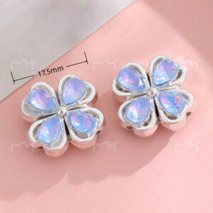 Silver+transparent blue