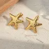 Electroplating Golden Plated Octopus Round Starfish 304 Stainless Steel Casual Simple Style Polishing Plating Earrings