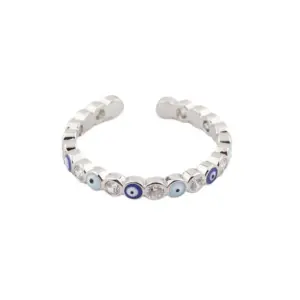 Silver-Blue + Light Blue / Adjustable Opening
