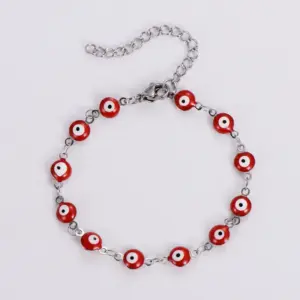 Steel Bracelet [Red]] / Single Bracelet 16 5cm