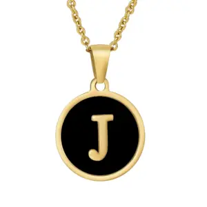 Gold J (Including Chain)
